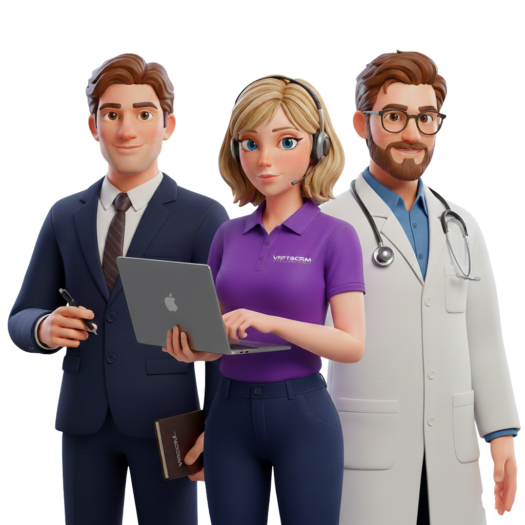 Personagens VirttusCRM